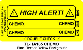 Line Tracing Label - CHEMO - TL-HA165 (1,000 Labels)