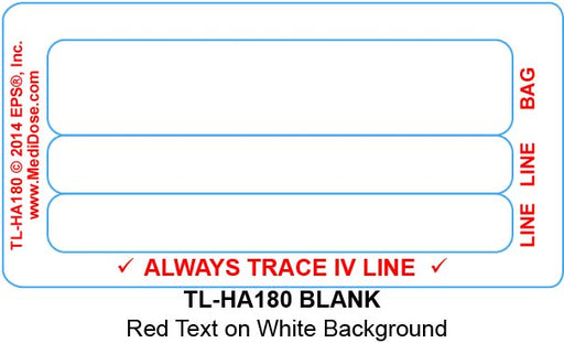 Line Tracing Label - BLANK  - TL-HA180 (1,000 Labels)