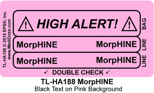 Line Tracing Label - MorpHINE - TL-HA188 (1,000 Labels)